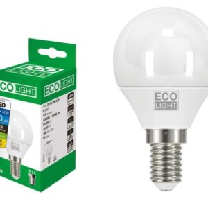 Lampada Mini Sfera Led 8w E27 Luce Natura 806 Lumen
